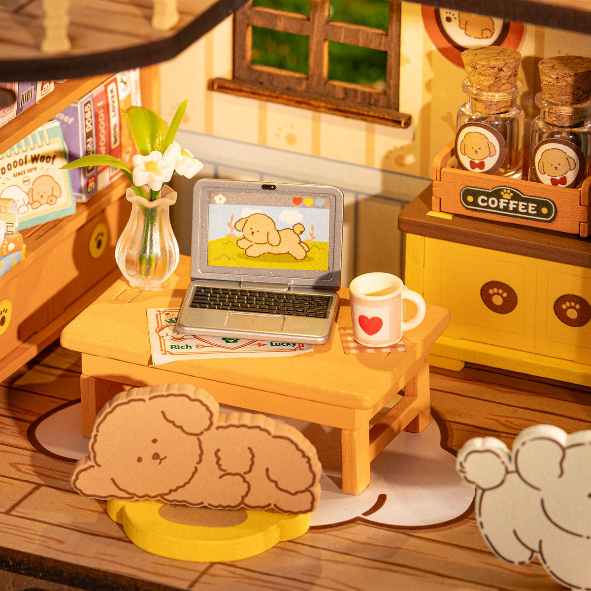 Puppy's Cozy Villa Miniature Kit official product view 5