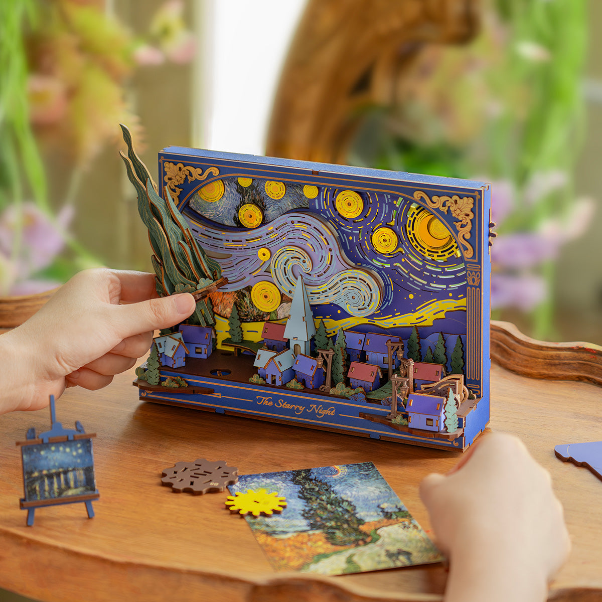 Rowood Starry Night Wall Art Kit official detail view 5