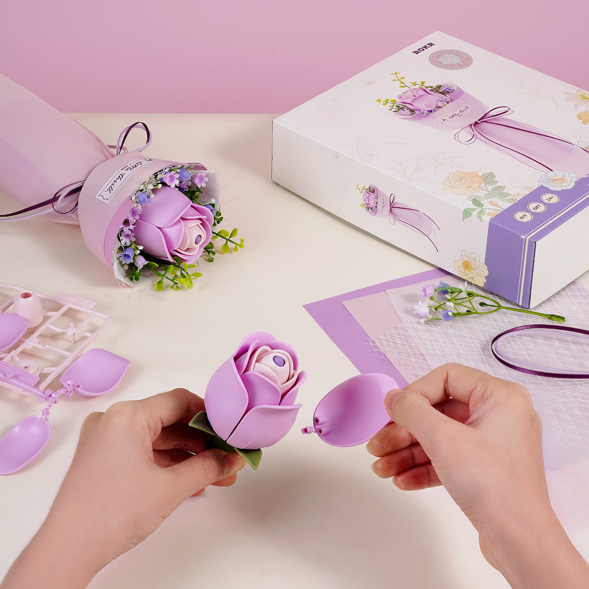 Rowood Purple Rose Creative Kit official product view 4