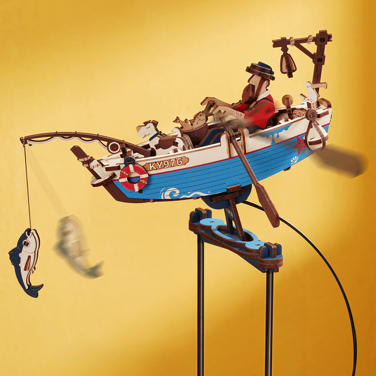 ROKR Ocean Fisher Model Kit official product view 3