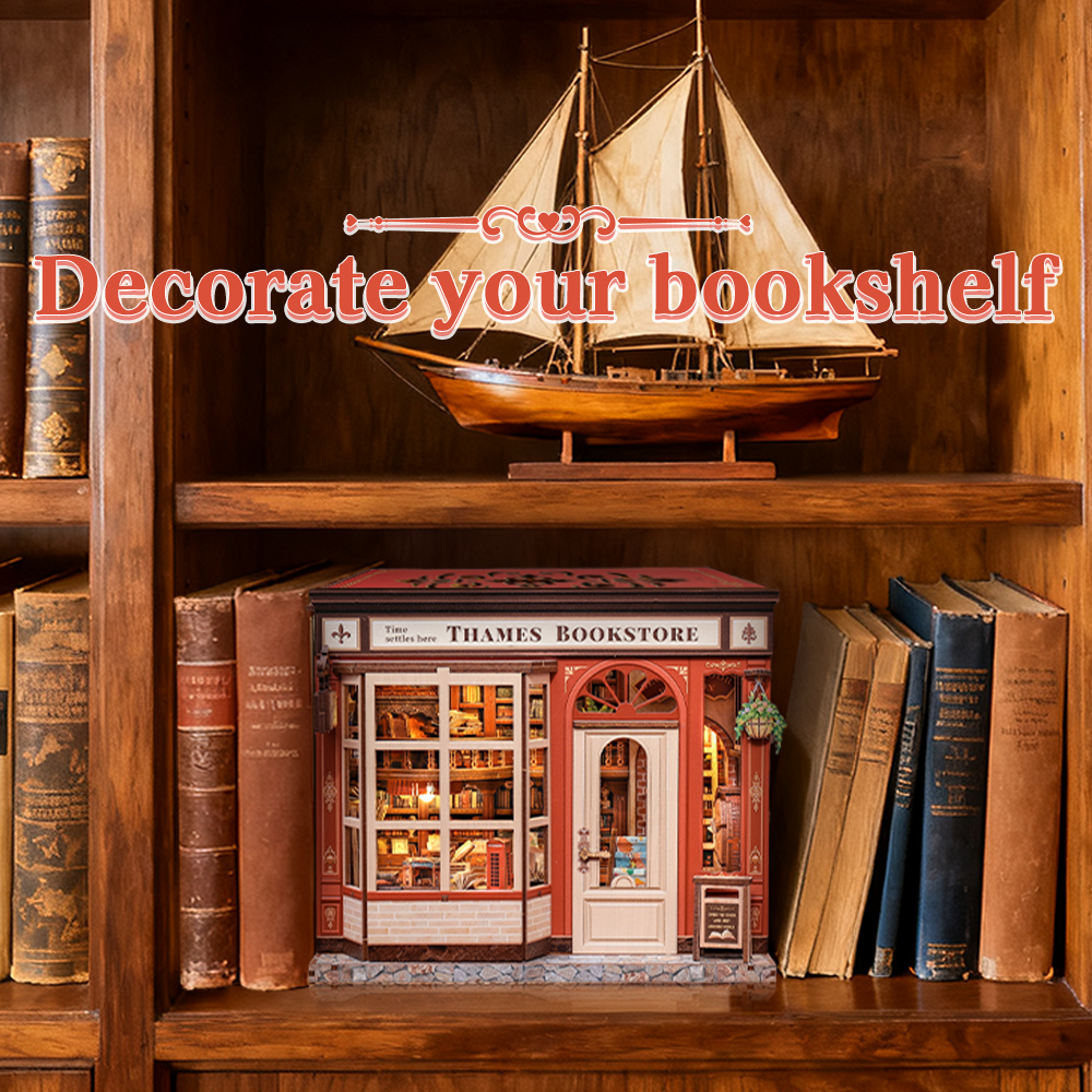 Thames Bookstore Miniature Kit official product view 4