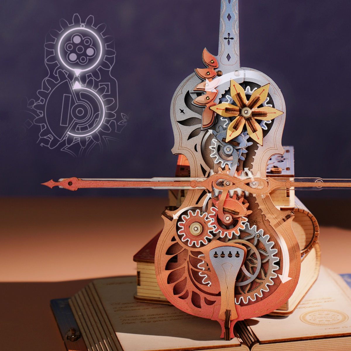 ROKR Symphony of Gorgeous Dreams Music Box Kit official product view 4