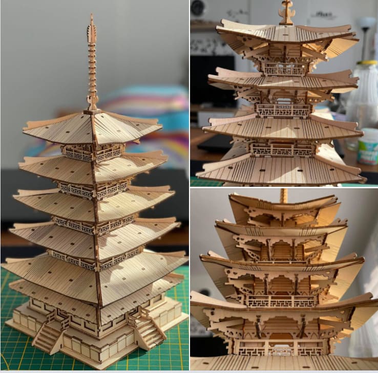 Rowood Five-storied Pagoda Creative Kit official product view 3