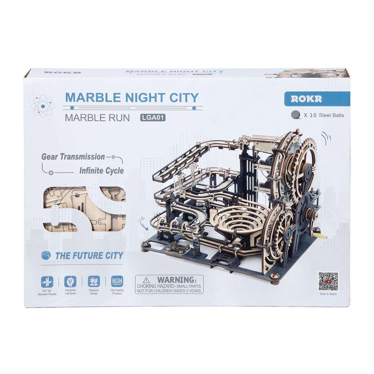 ROKR Marble Night City Model Kit official product view 11