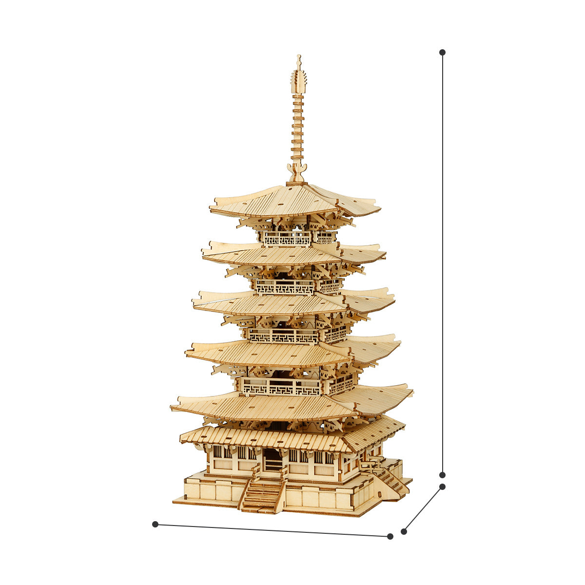 Rowood Five-storied Pagoda Creative Kit official product view 6