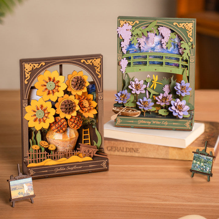 Rowood Glittering Water Lily Wall Art Kit official detail view 5