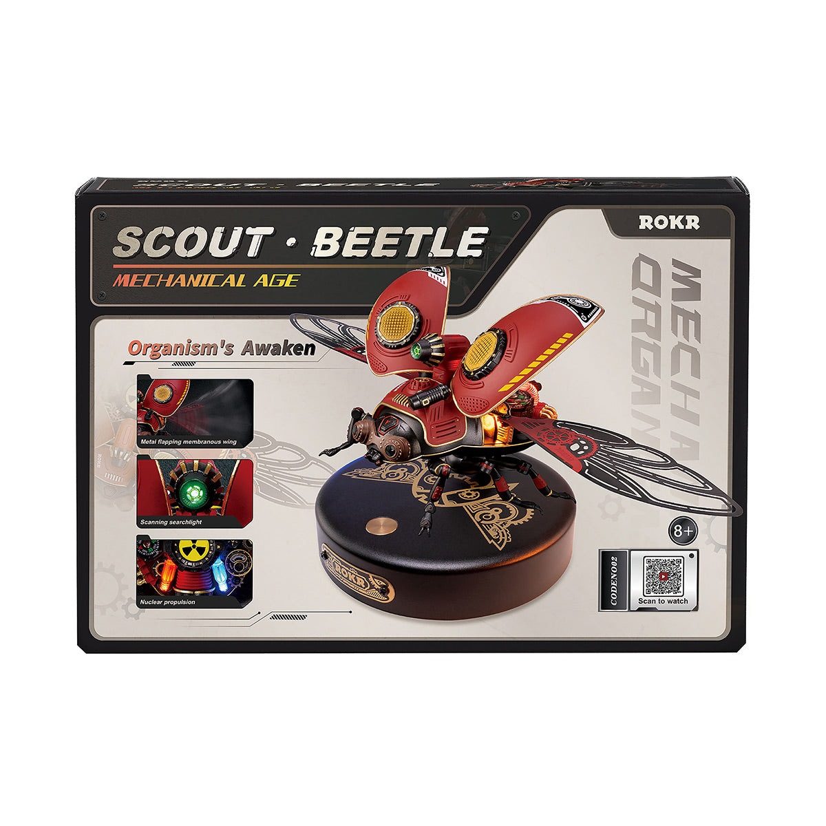 ROKR Scout Beetle Mechanical Model Kit official product view 8