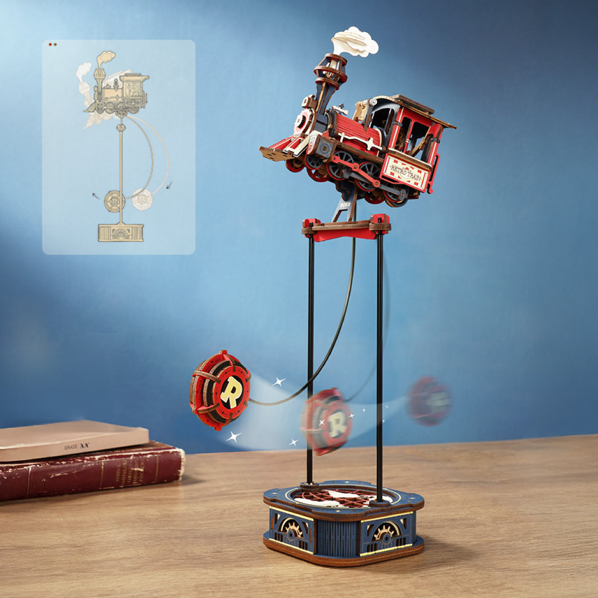ROKR Power Express Balance Toy Kit official detail view 2