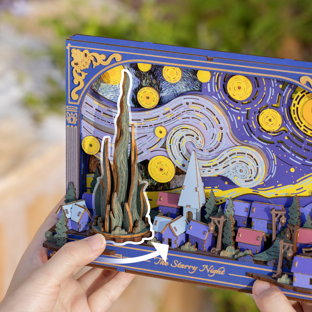 Rowood Starry Night Wall Art Kit official detail view 4