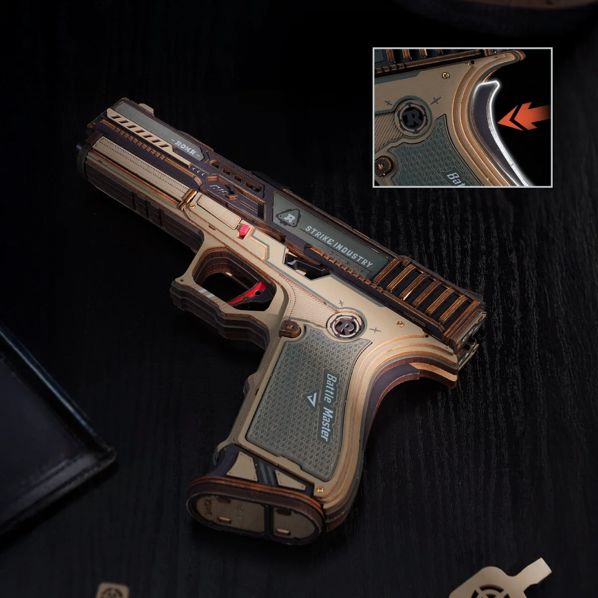 ROKR Legato C18 Pistol Mechanical Model Kit