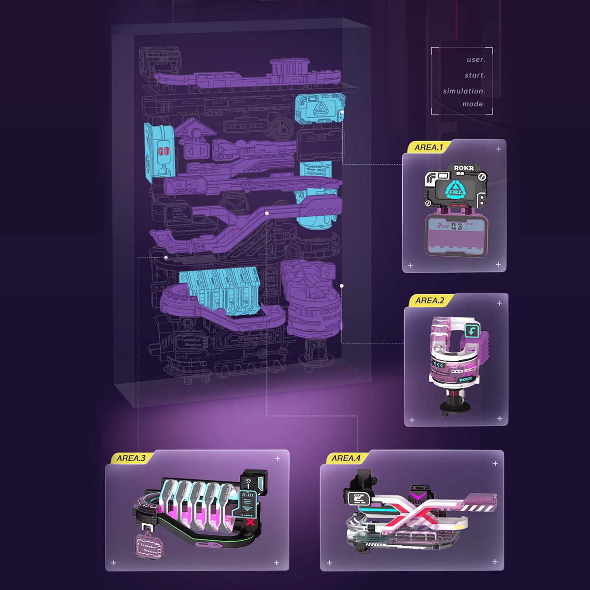 ROKR The Future City Model Kit official product view 7