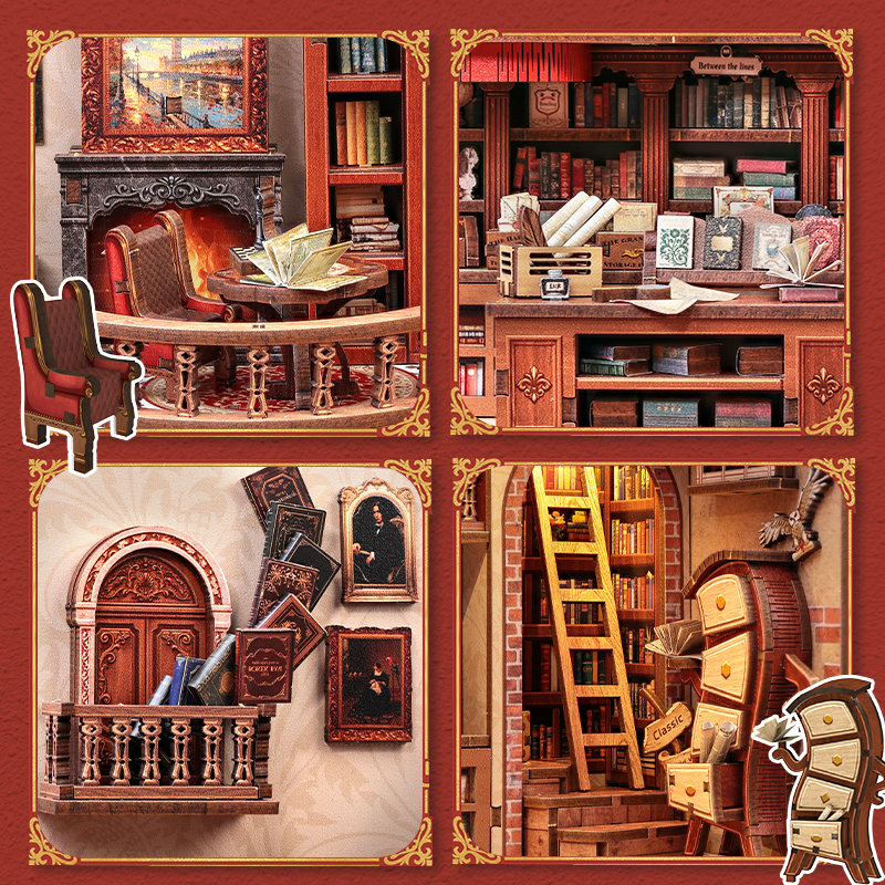 Thames Bookstore Miniature Kit official product view 6