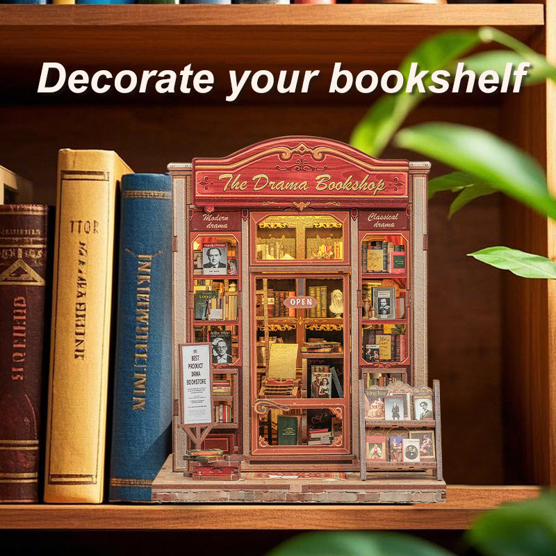 The Drama Bookshop Book Nook Kit official product view 2