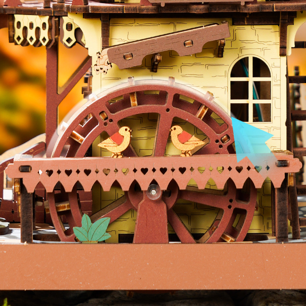 ROKR Colourful Cuckoo Clock Kit official product view 6