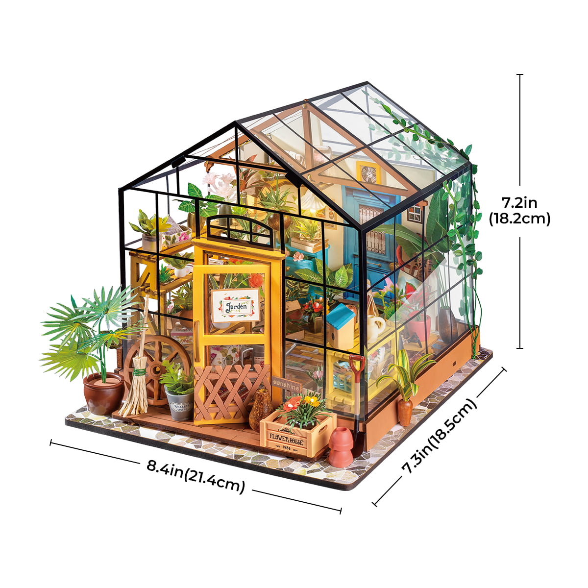 Cathy's Flower House Miniature Kit official detail view 6