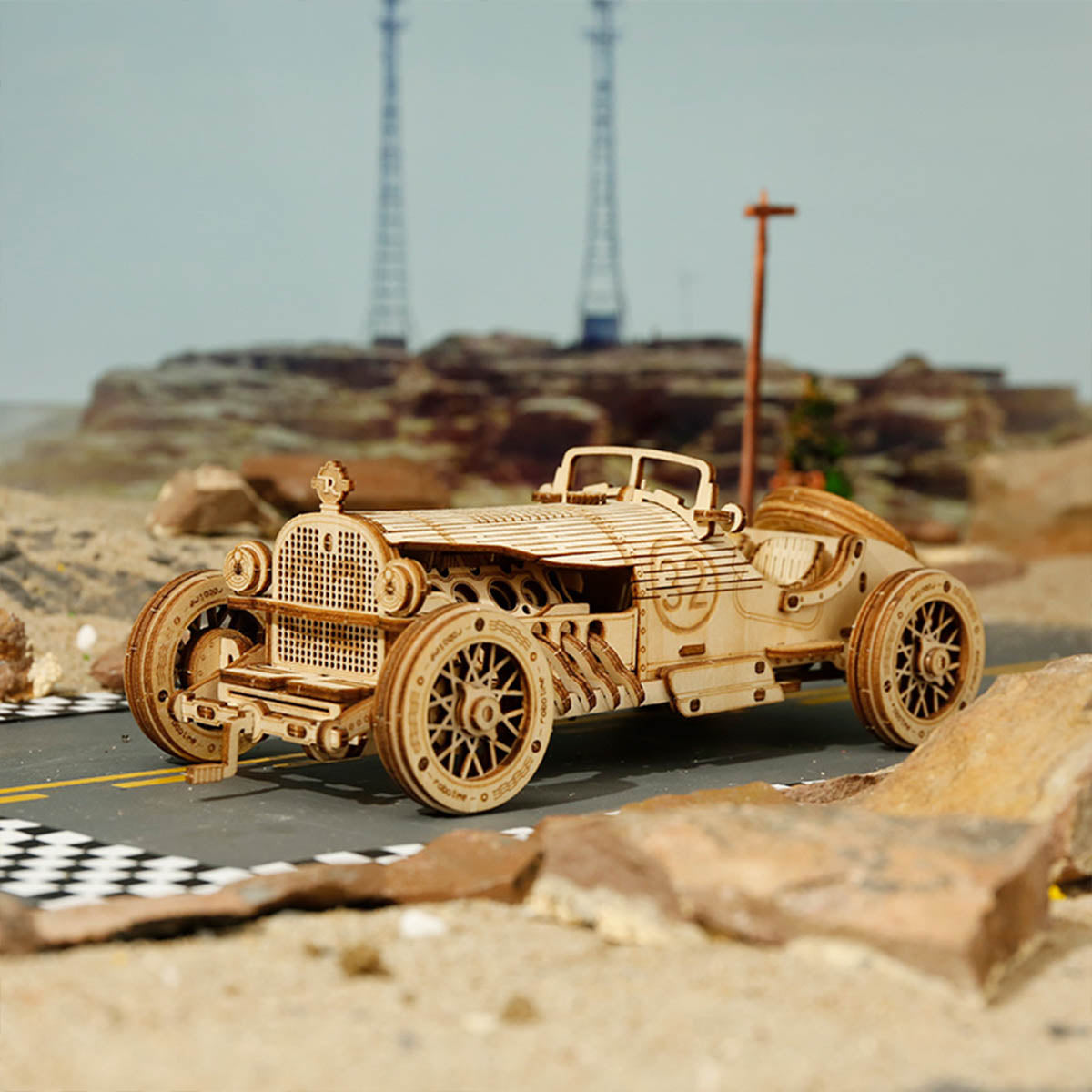 ROKR Grand Prix Car Model Kit official product view 3