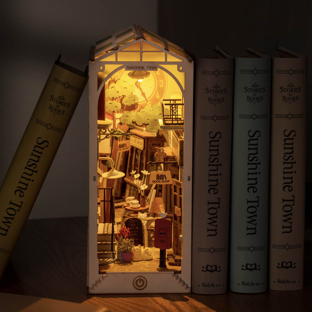 Rolife Stories in Books Book Nook Set (4 Kits) official product view 3