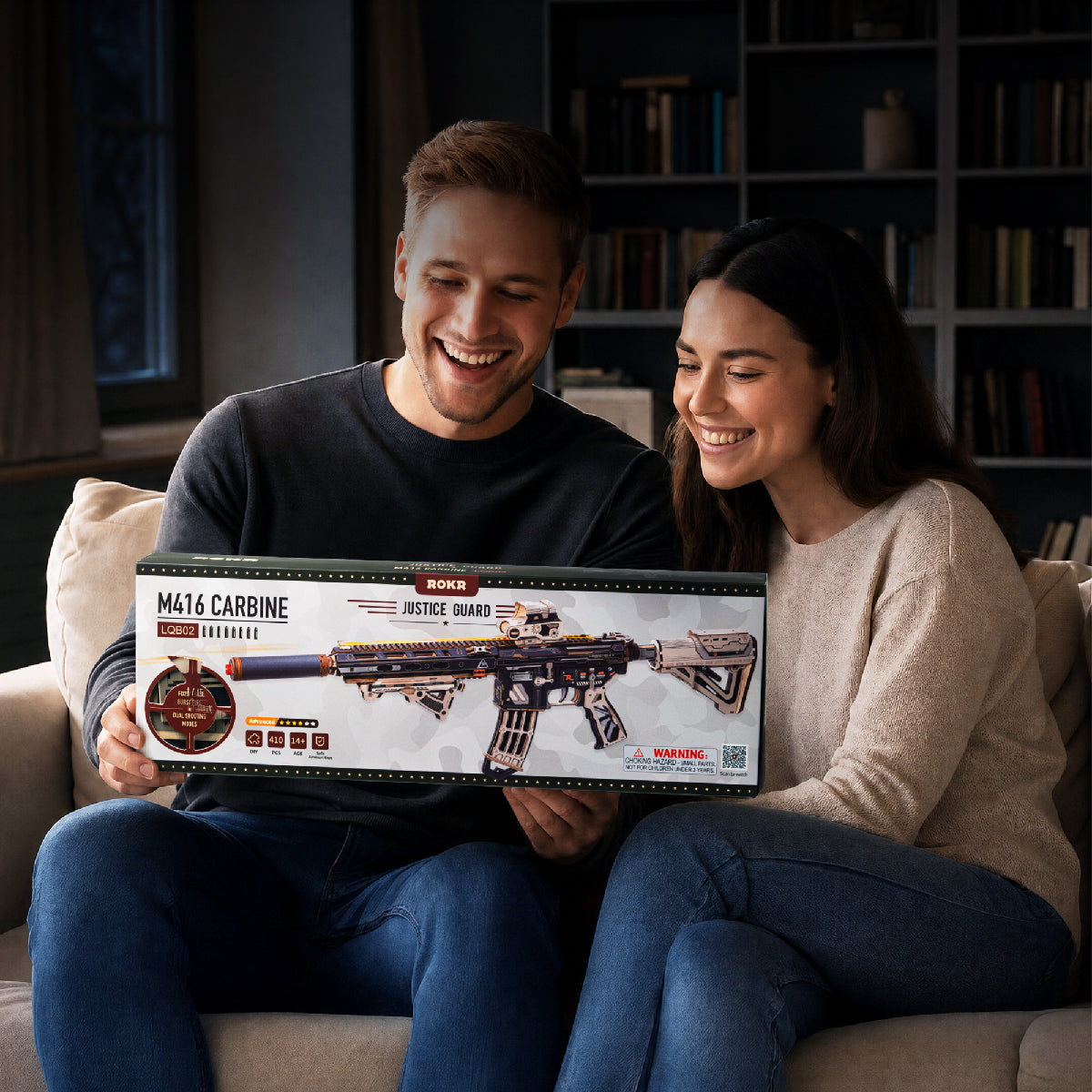 ROKR M416 Carbine Mechanical Model Kit official detail view 8