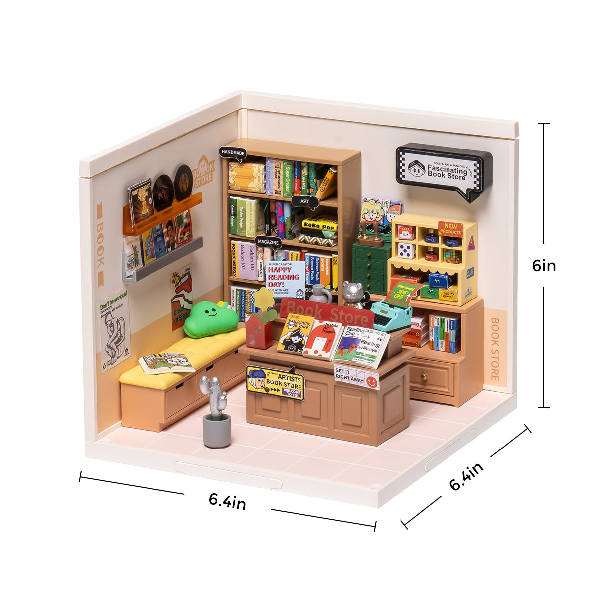 Bookstore Miniature Kit official product view 6