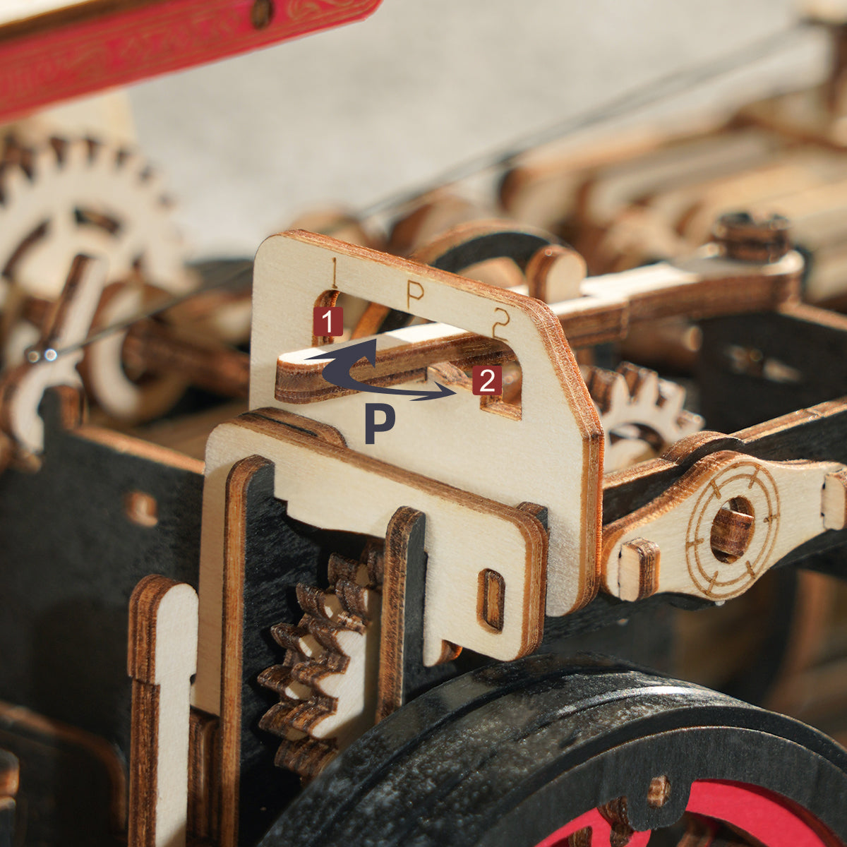 ROKR Steam Engine Mechanical Model Kit official product view 7