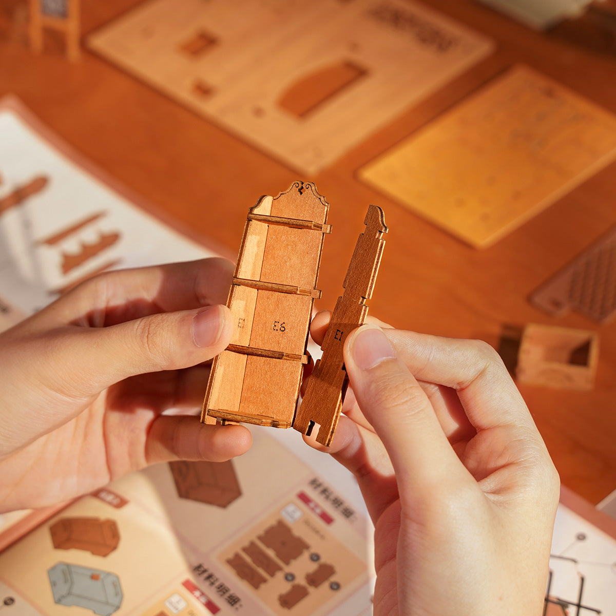 Corner Bookstore Miniature House Kit official product view 4