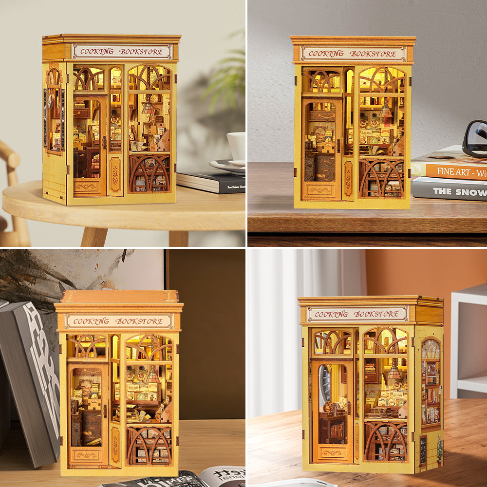 Cooking Bookstore Book Nook Kit official product view 9