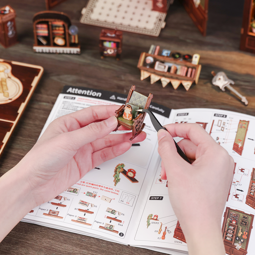 Memories Music Bookshop Book Nook Kit official product view 10