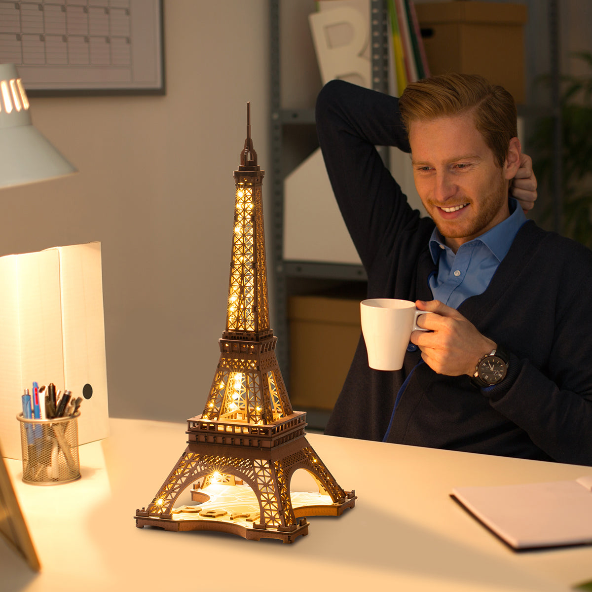 Rowood Night of the Eiffel Tower Creative Kit completed product view