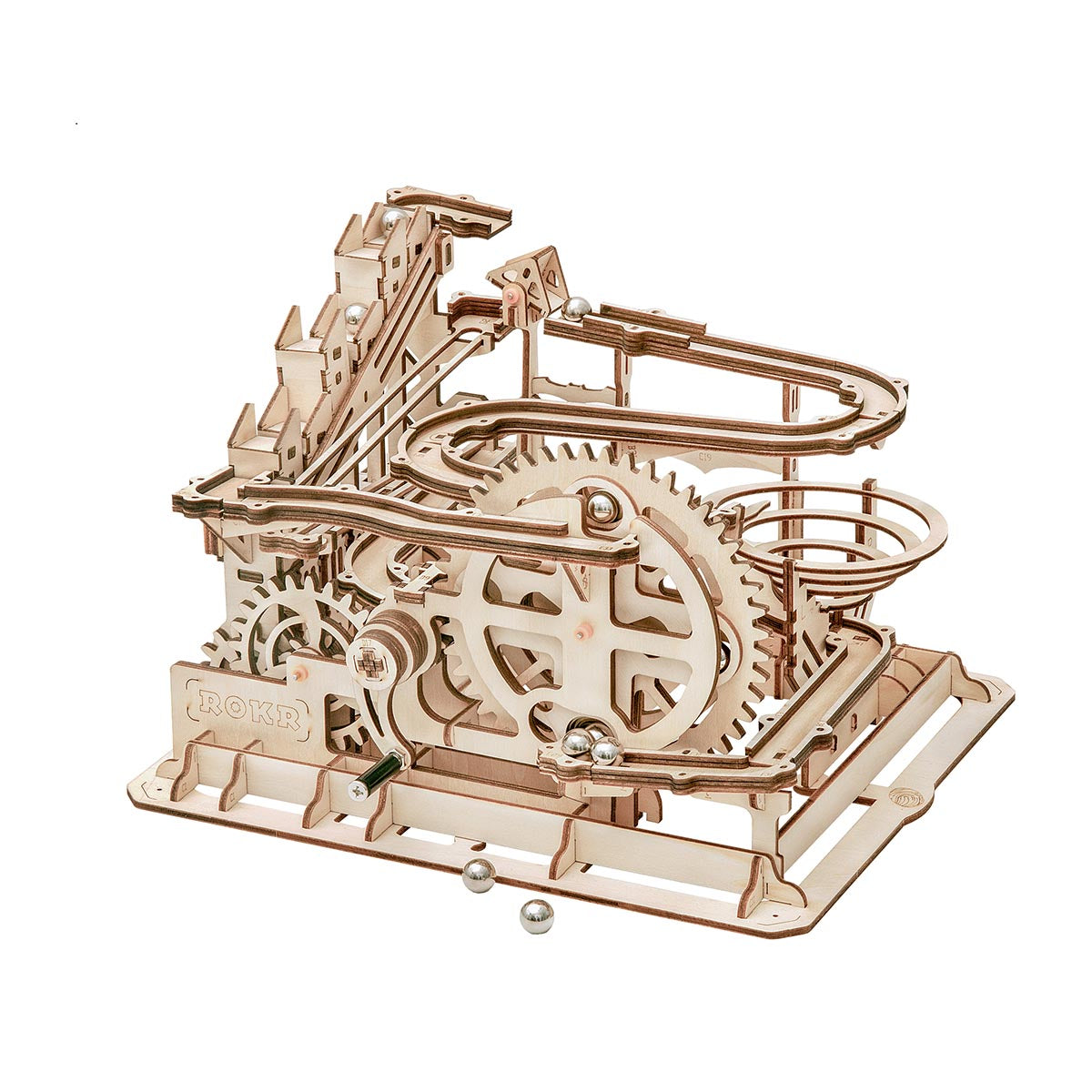 ROKR Marble Parkour Marble Run Kit completed product view