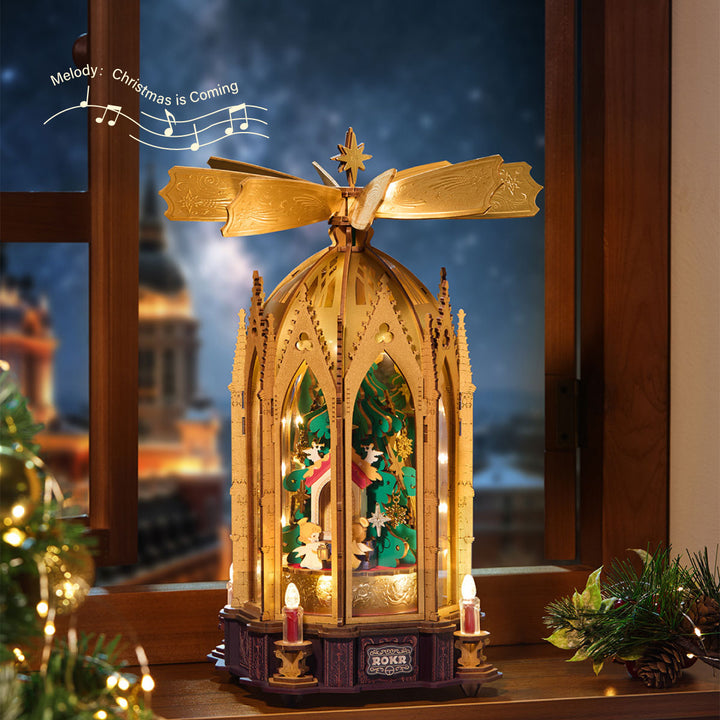 ROKR Angel’s Christmas Pyramid 3D Wooden Puzzle