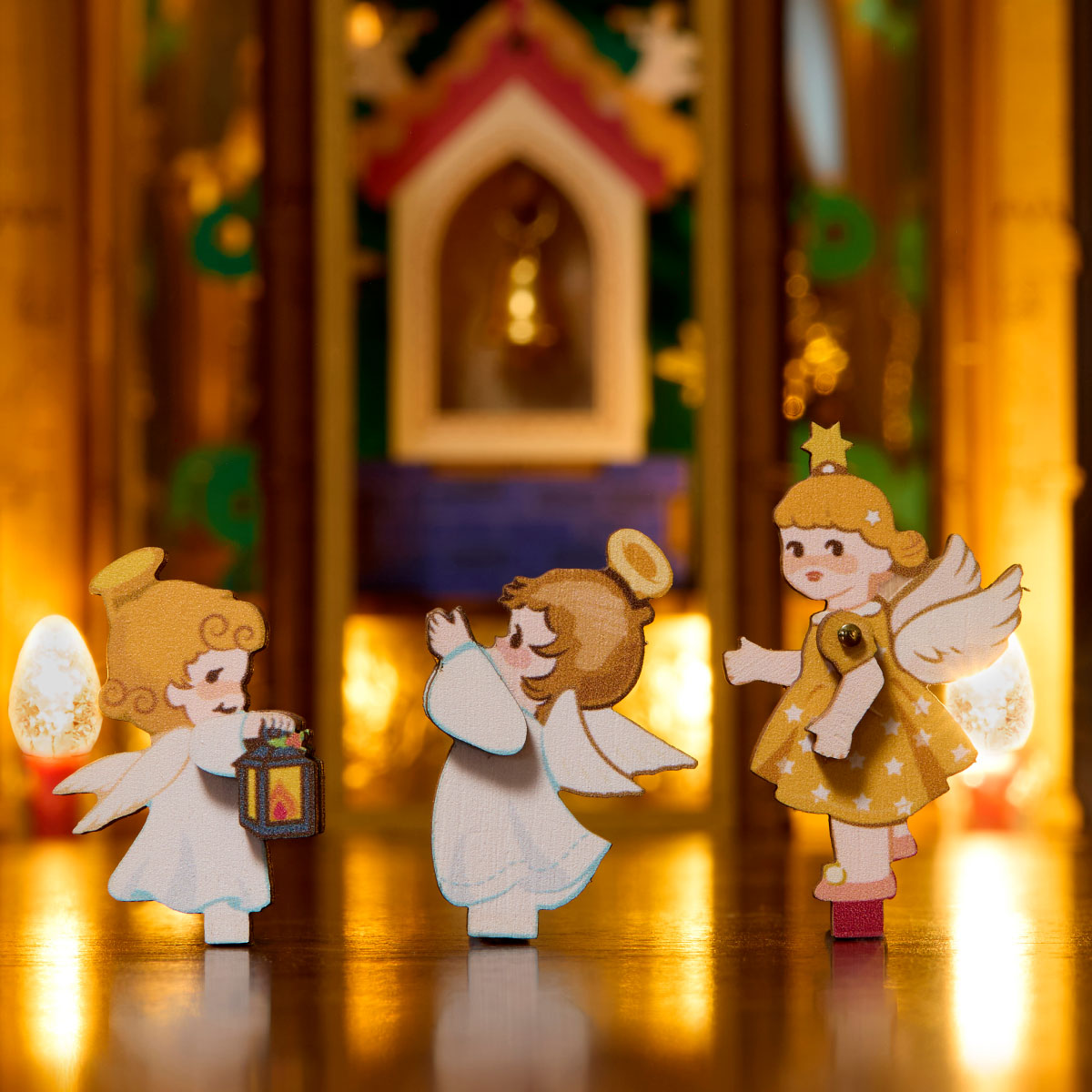 ROKR Angel’s Christmas Pyramid 3D Wooden Puzzle