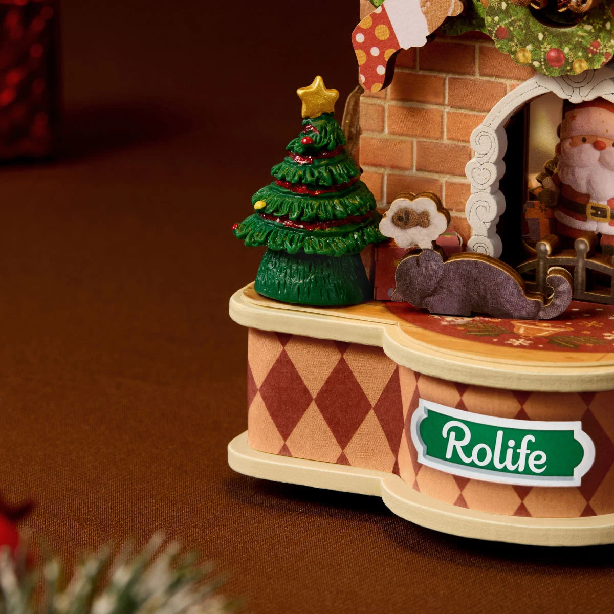 Rolife Fireside Music Night DIY Music Box