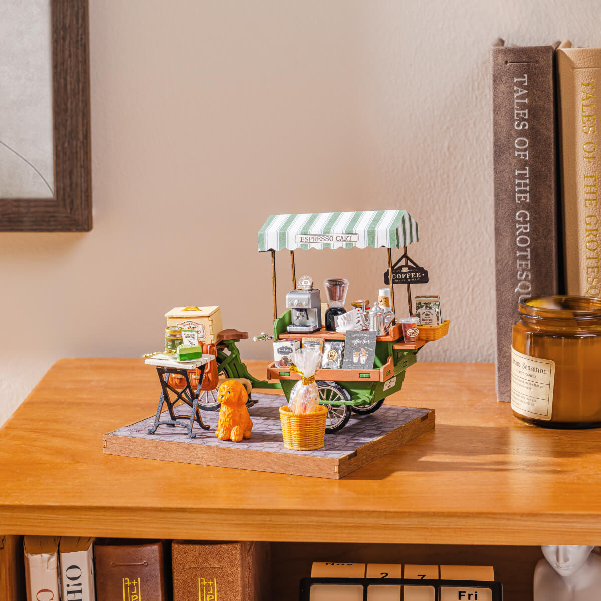 Aromatic Coffee Cart Miniature Kit official detail view 2