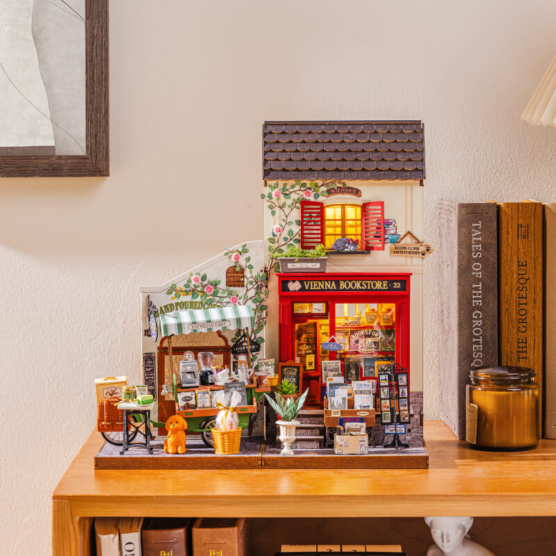 Aromatic Coffee Cart Miniature Kit official detail view 4
