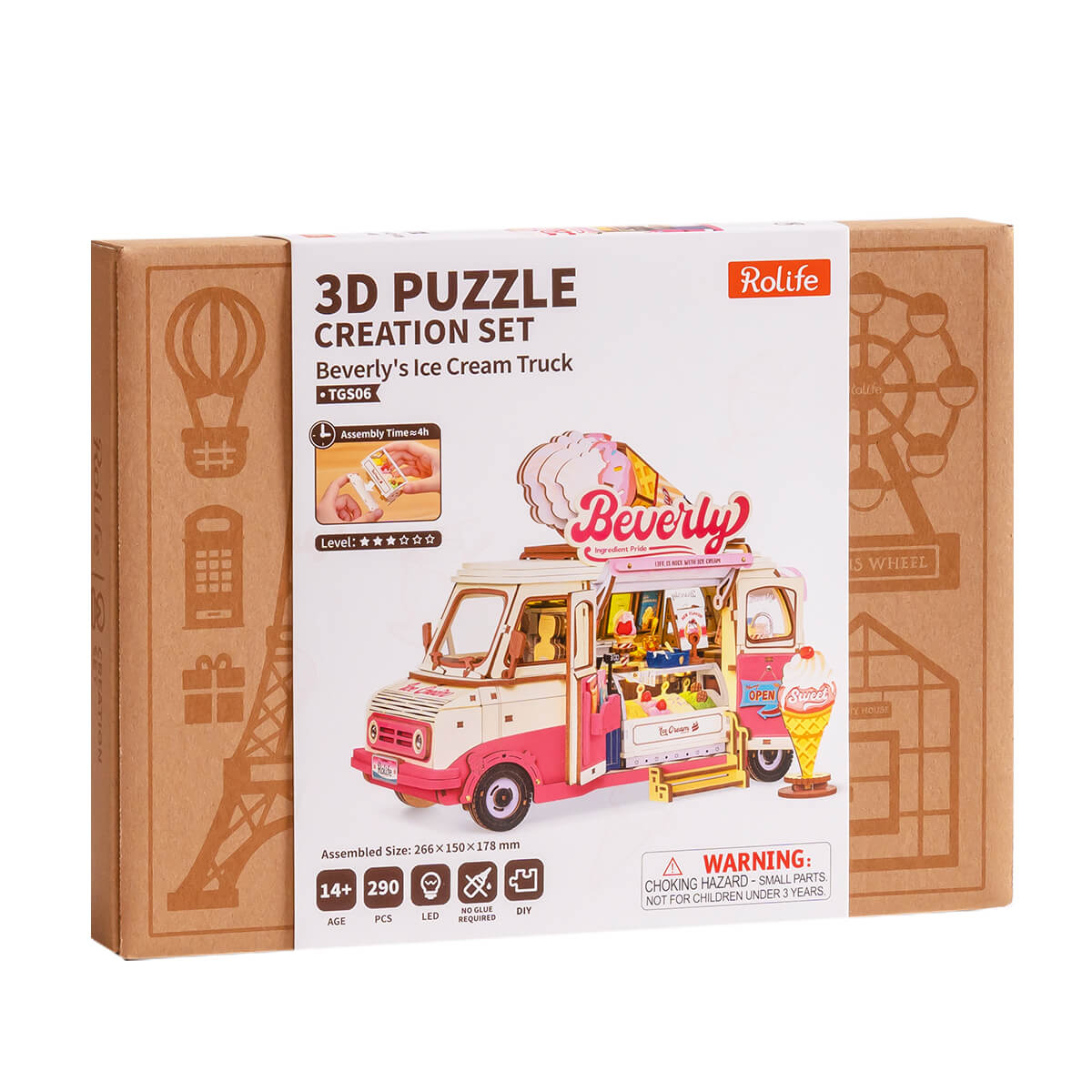 Rowood Beverly's Ice Cream Truck Creative Kit official product view 7