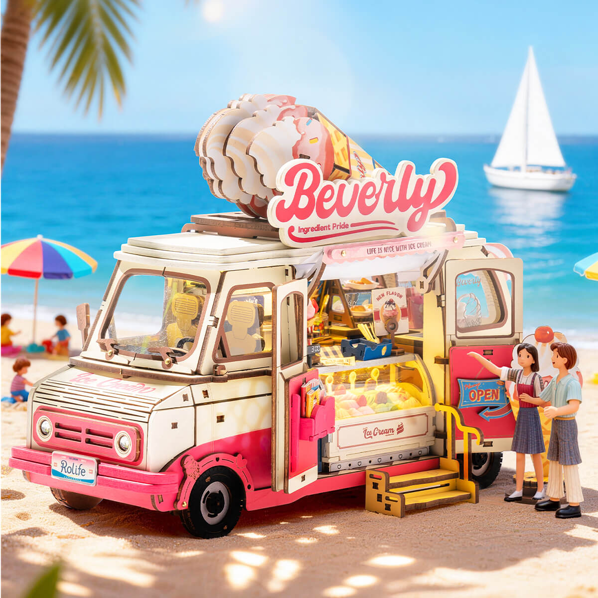 Rowood Beverly's Ice Cream Truck Creative Kit official product view 3