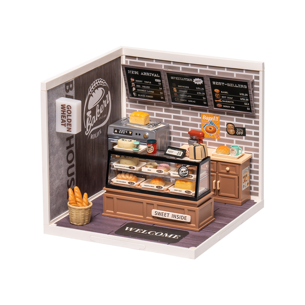 Golden Wheat Bakery Miniature Kit official product view 2