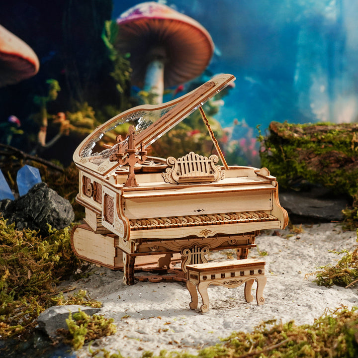 ROKR Magic Piano Music Box Kit completed product view