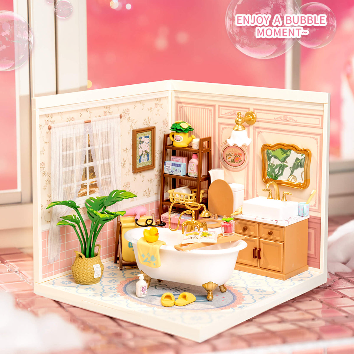 Pop Bubble Bathroom Miniature Kit official product view 3