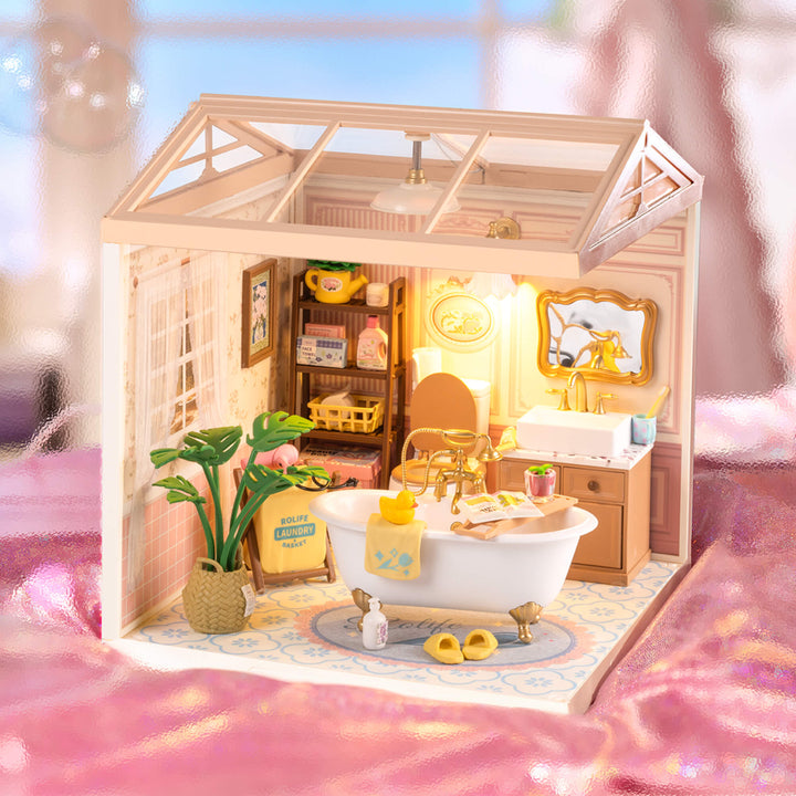 Pop Bubble Bathroom Miniature Kit completed product view
