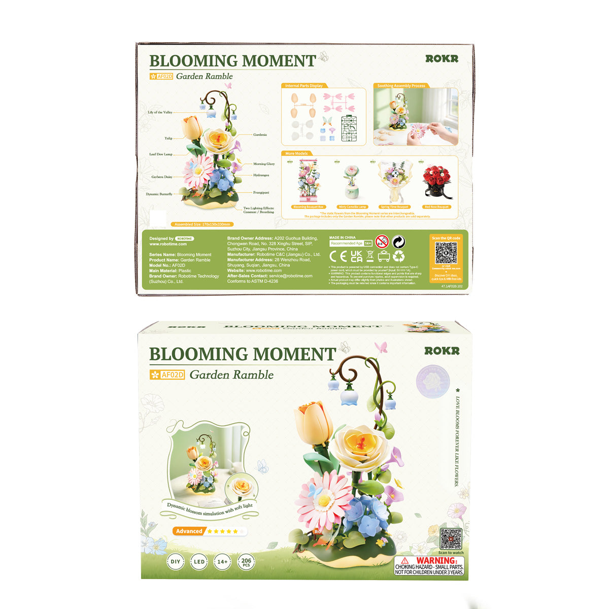 ROKR Garden Ramble Mechanical Flower Bouquet Kit official detail view 8
