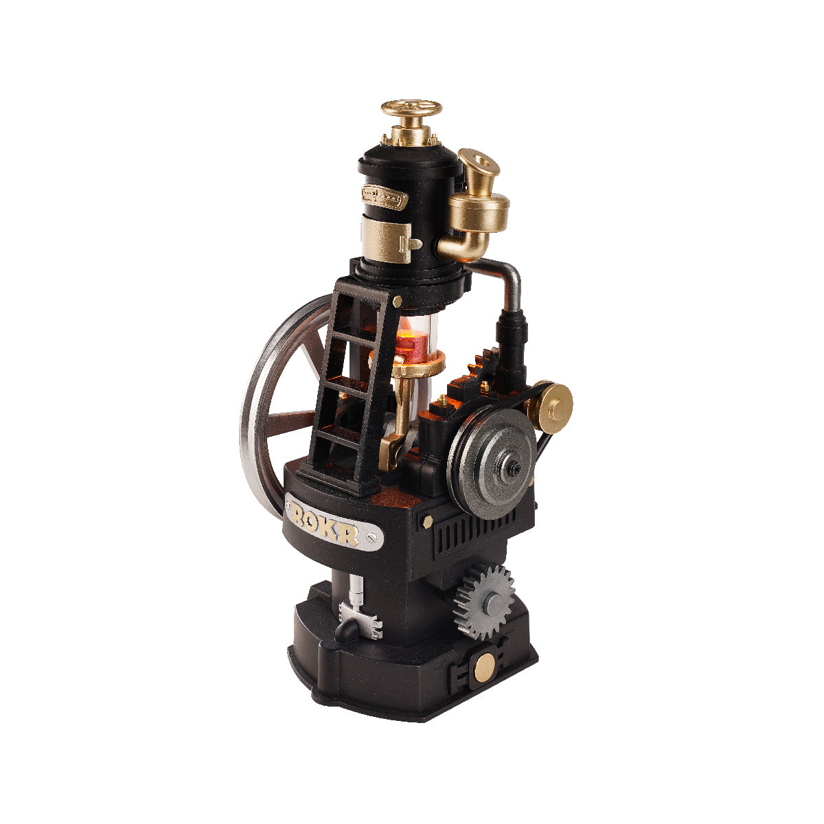 ROKR Thermo Engine Mechanical 3D Puzzle — official finished-model image