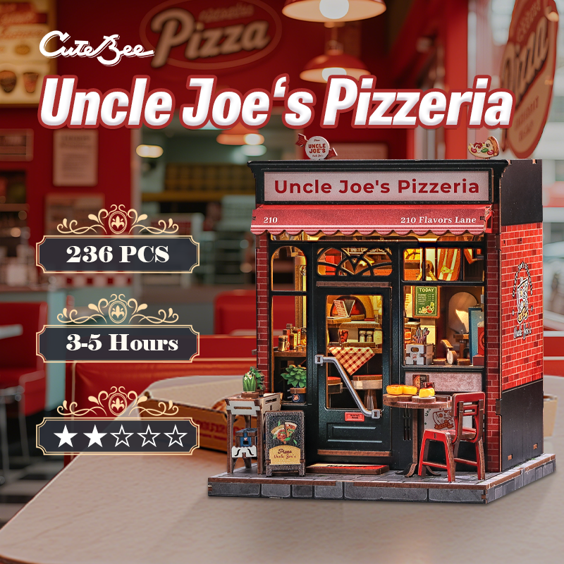 Uncle Joe's Pizzeria Miniature Kit official product view 2