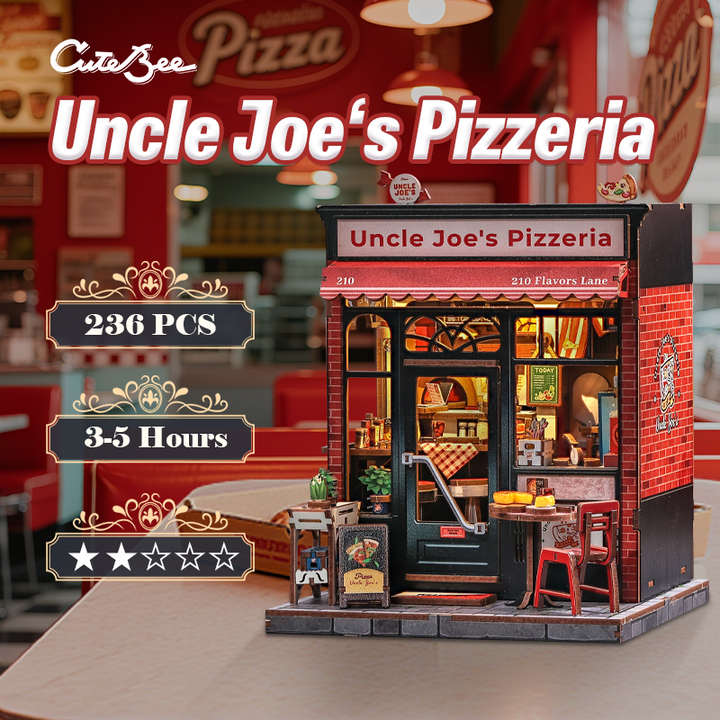 Uncle Joe's Pizzeria Miniature Kit official product view 2