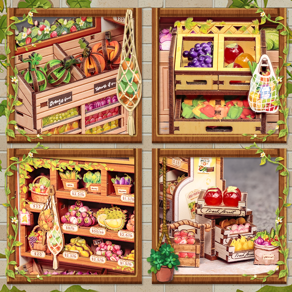The Greens'Grocery Miniature Kit official product view 7