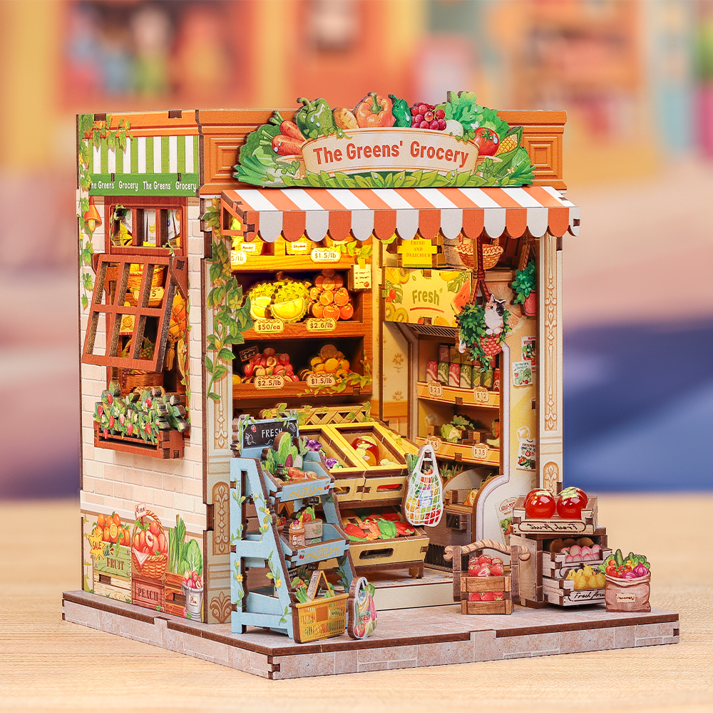 The Greens'Grocery Miniature Kit official product view 2