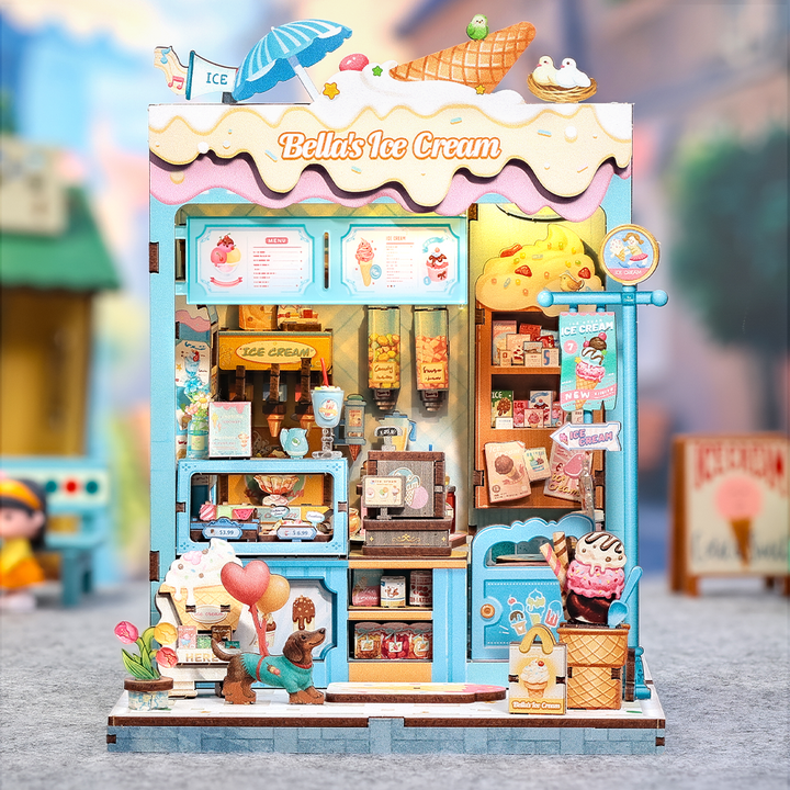 Bella's Ice Cream Miniature Kit completed product view