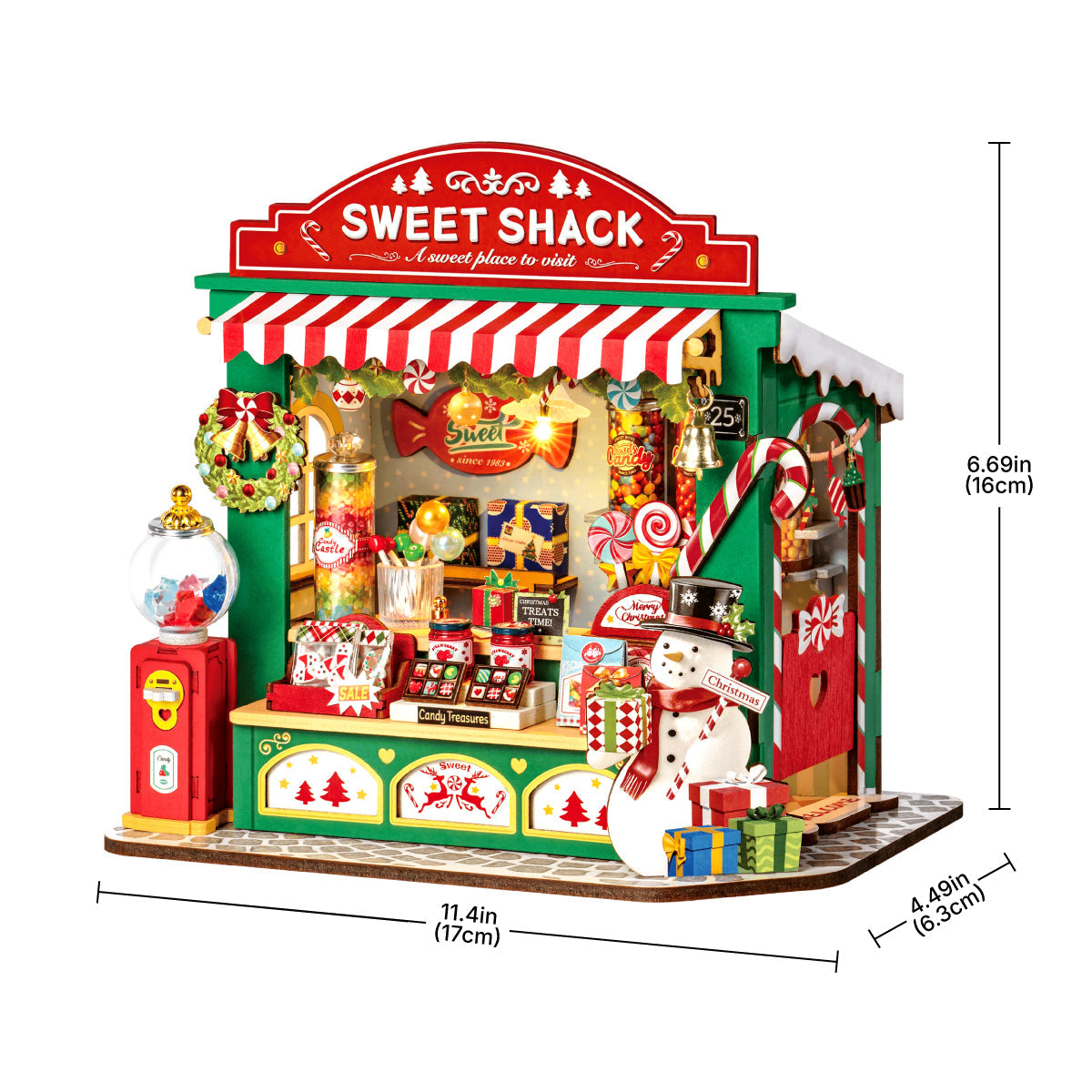 Christmas Candy Stand Miniature Kit official detail view 7