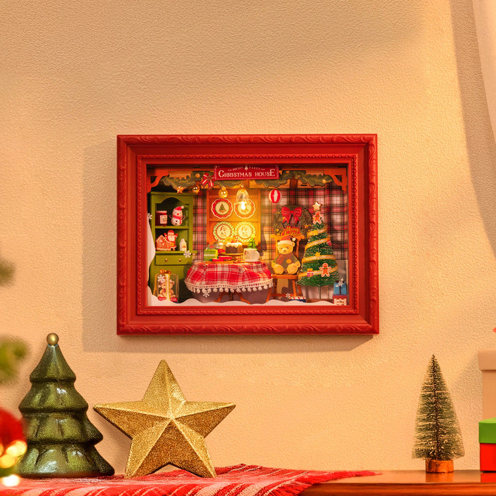 Christmas Eve Party Miniature Kit completed product view