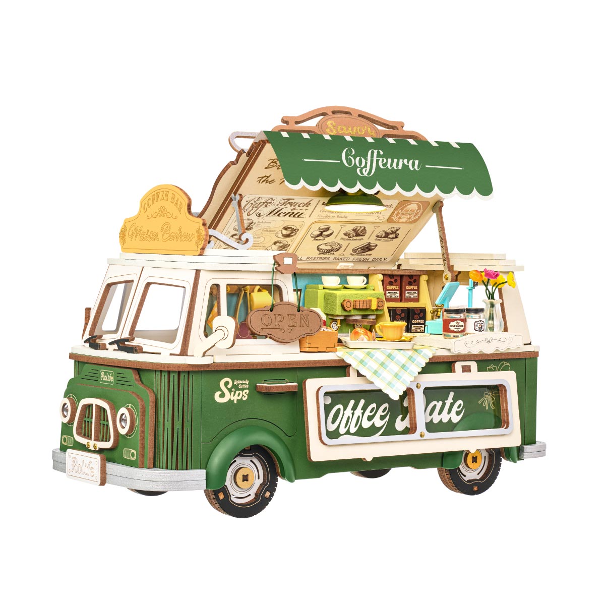 Rowood Leo's Coffee Truck Creative Kit official product view 2